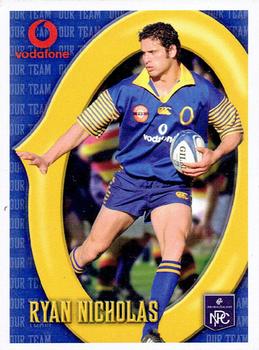 2003 Otago Rugby Football Union Our Team Collector Series #NNO Ryan Nicholas Front